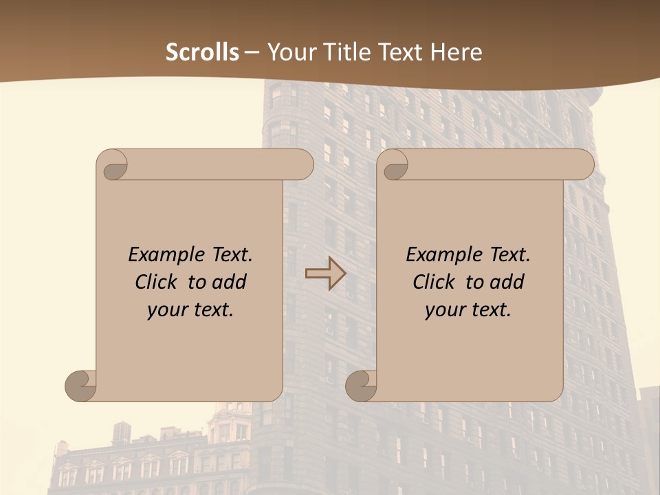 City Usa Deco PowerPoint Template