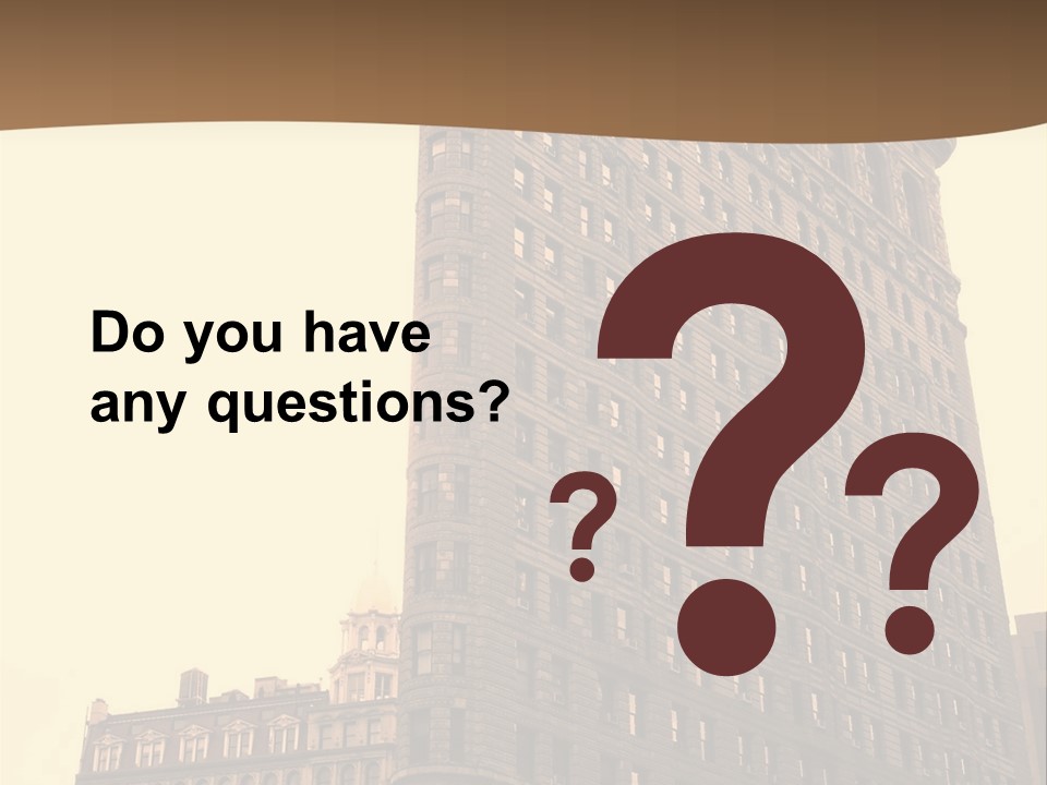 City Usa Deco PowerPoint Template