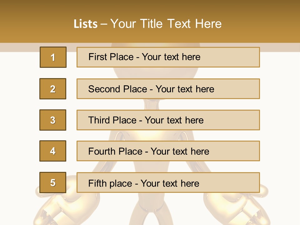 Isolated Art Symbolic PowerPoint Template