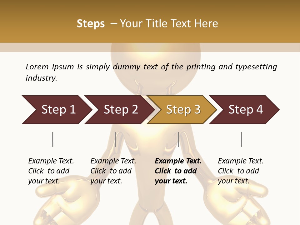 Isolated Art Symbolic PowerPoint Template