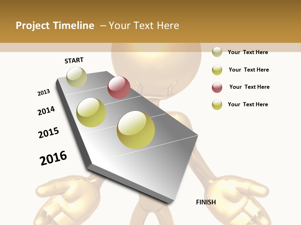 Isolated Art Symbolic PowerPoint Template