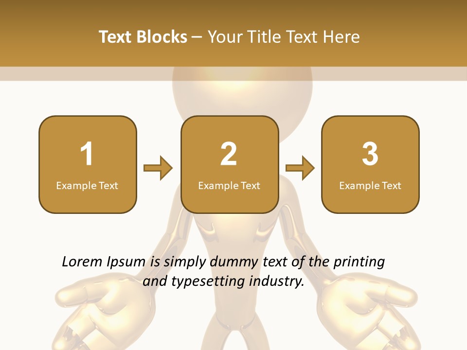 Isolated Art Symbolic PowerPoint Template