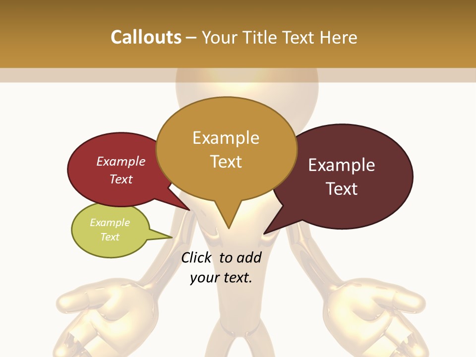 Isolated Art Symbolic PowerPoint Template