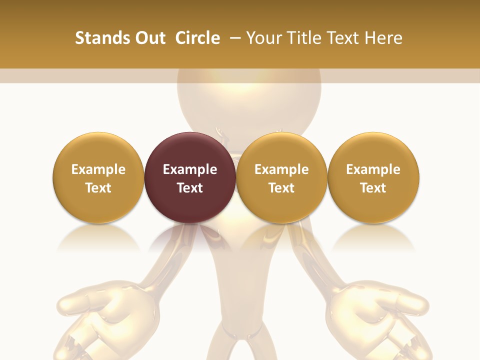 Isolated Art Symbolic PowerPoint Template