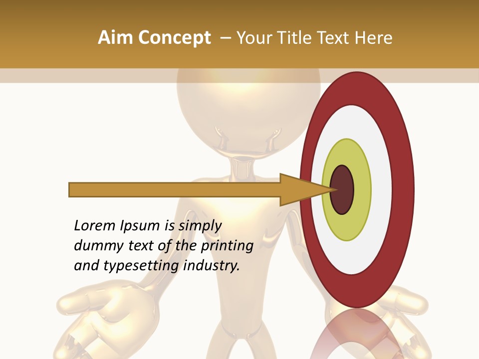 Isolated Art Symbolic PowerPoint Template