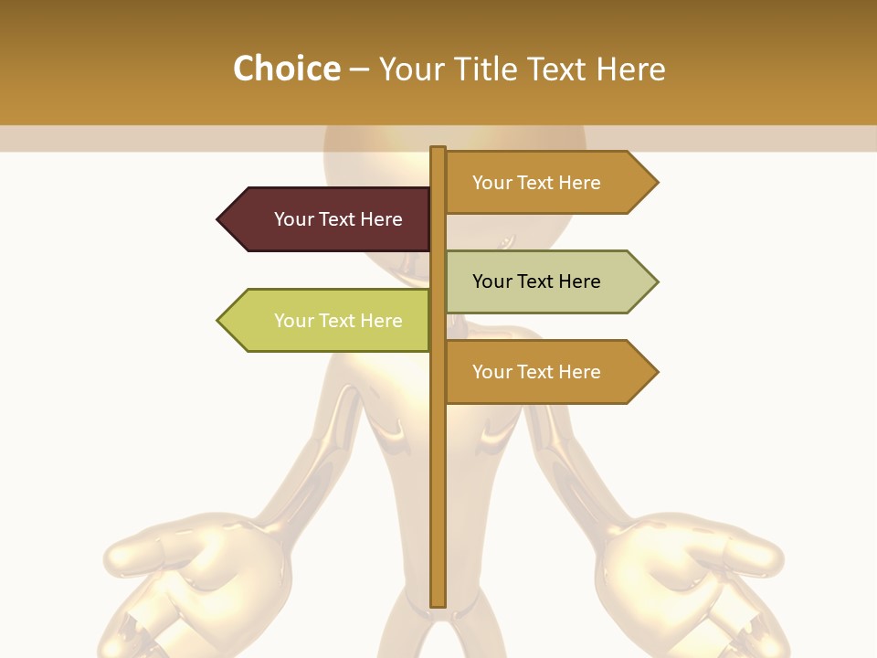 Isolated Art Symbolic PowerPoint Template