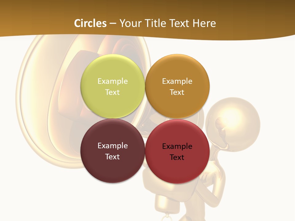 Megaphone Order Bullhorn PowerPoint Template