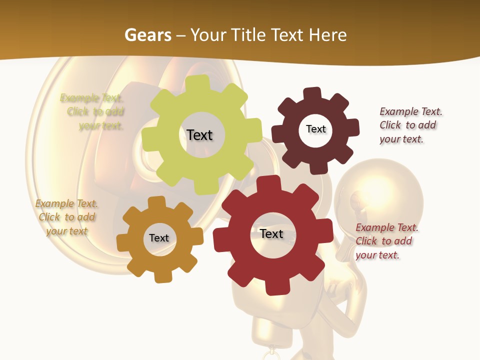 Megaphone Order Bullhorn PowerPoint Template