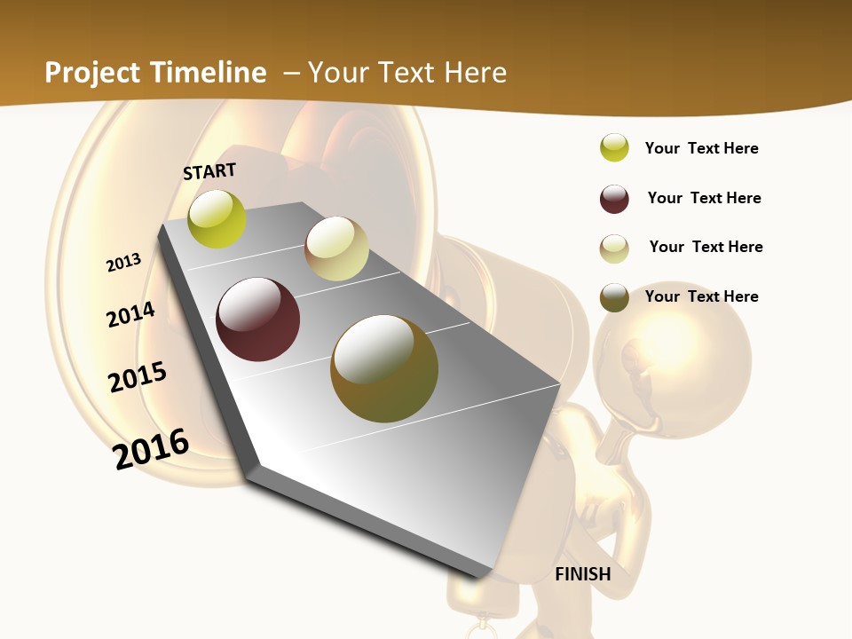 Megaphone Order Bullhorn PowerPoint Template