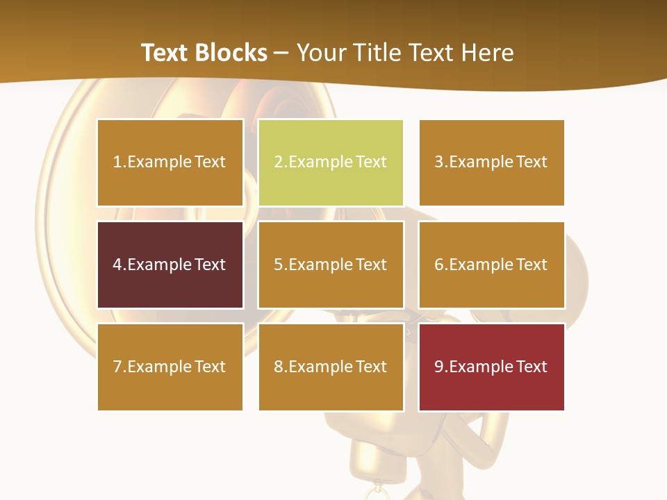 Megaphone Order Bullhorn PowerPoint Template