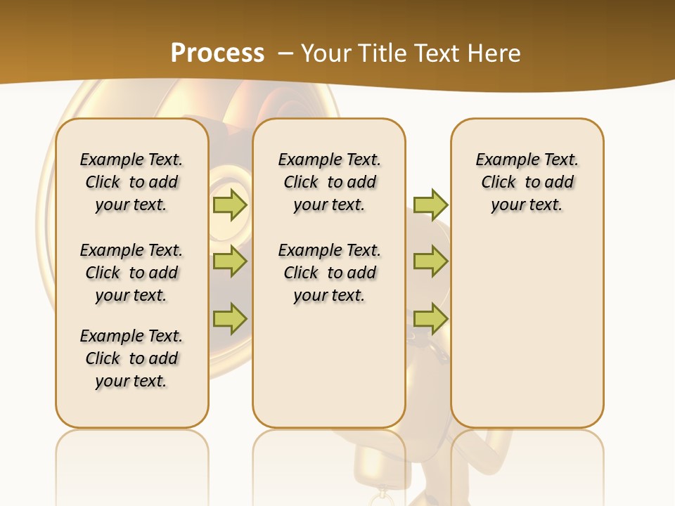 Megaphone Order Bullhorn PowerPoint Template