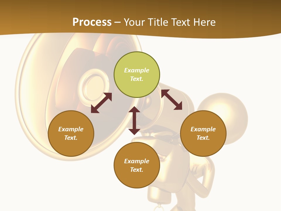 Megaphone Order Bullhorn PowerPoint Template