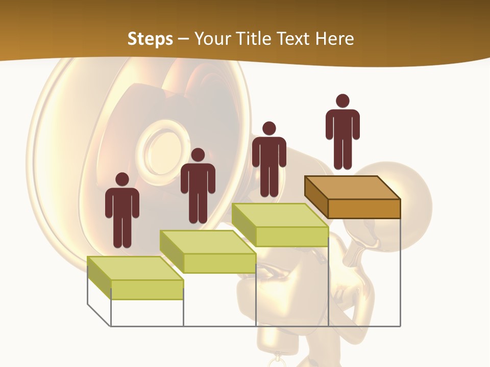 Megaphone Order Bullhorn PowerPoint Template
