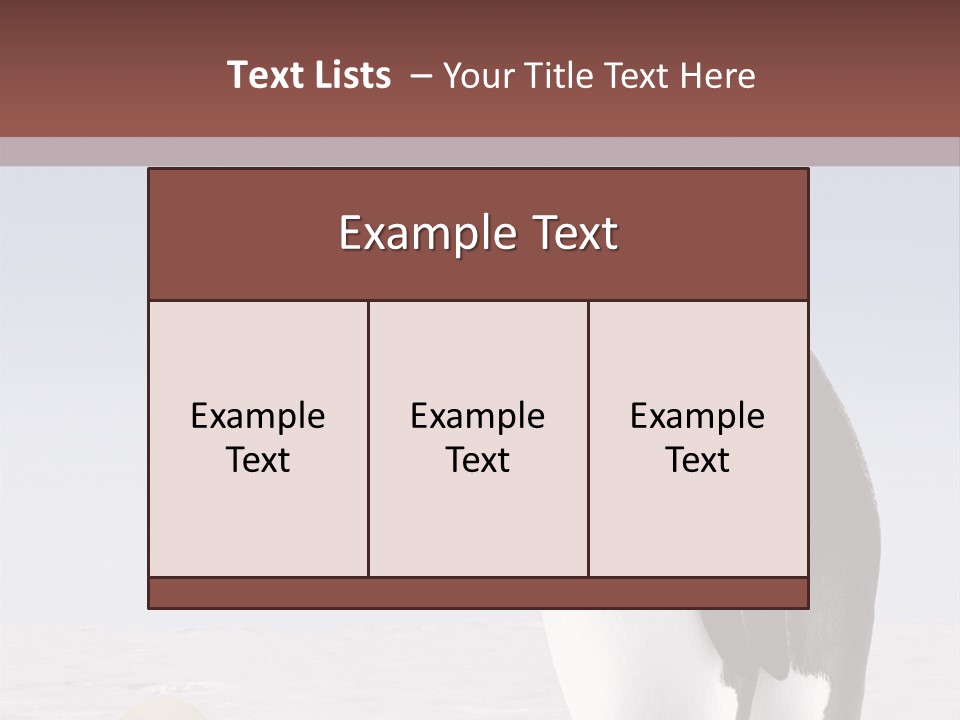 Two Penguins Standing Next To Each Other In The Snow PowerPoint Template