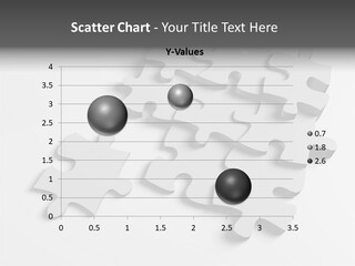 A Group Of Puzzle Pieces On A White Background PowerPoint Template