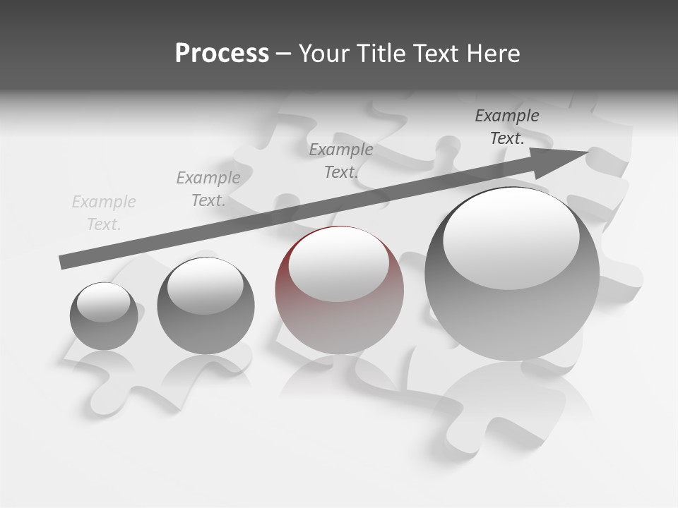 A Group Of Puzzle Pieces On A White Background PowerPoint Template