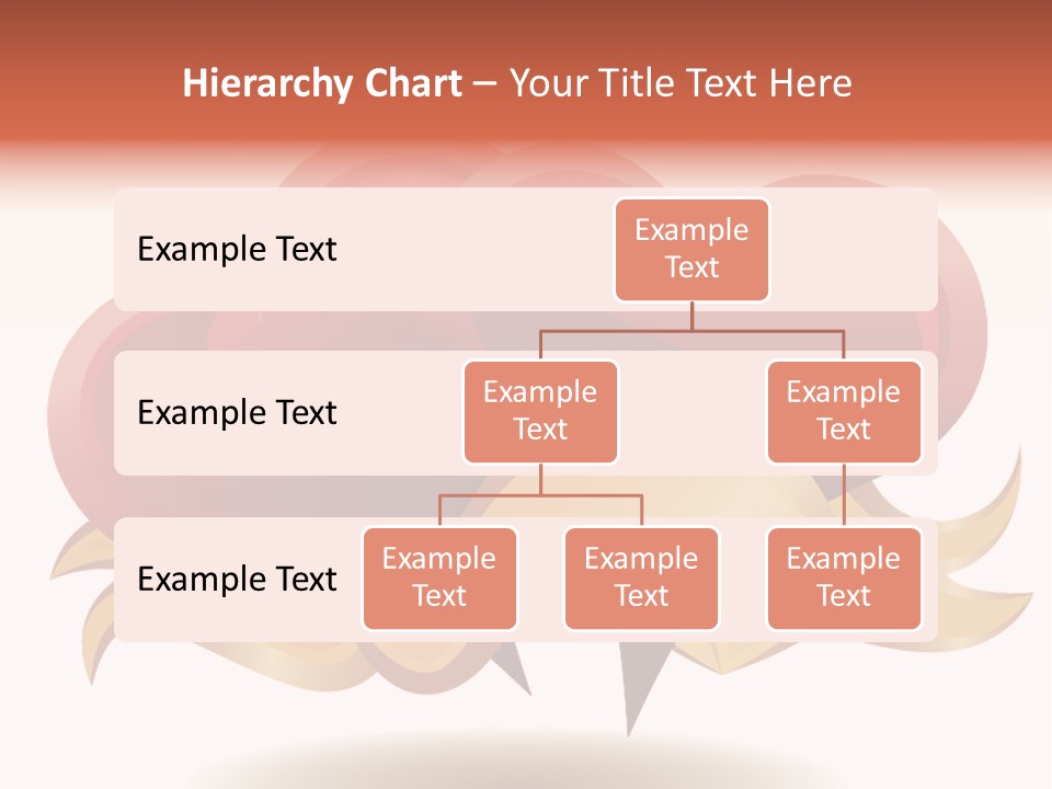A Red Heart With A Gold Ribbon On A White Background PowerPoint Template