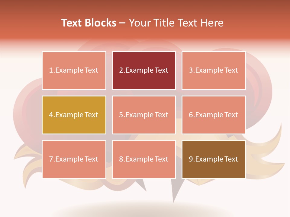 A Red Heart With A Gold Ribbon On A White Background PowerPoint Template