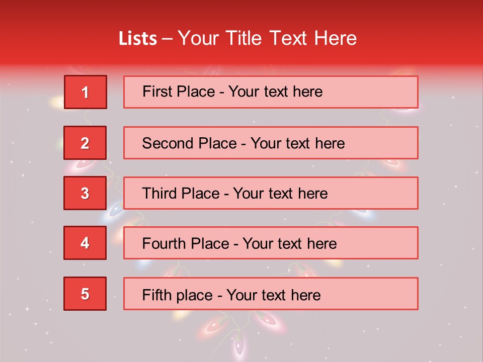 A Heart Shape Made Up Of Lights On A Blue Background PowerPoint Template