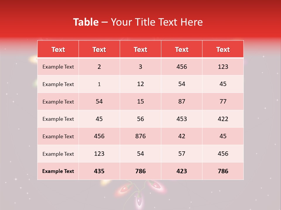 A Heart Shape Made Up Of Lights On A Blue Background PowerPoint Template