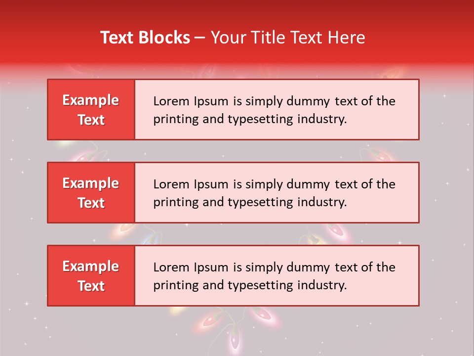 A Heart Shape Made Up Of Lights On A Blue Background PowerPoint Template