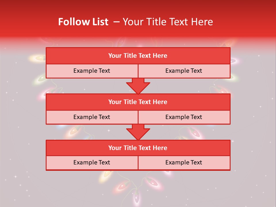 A Heart Shape Made Up Of Lights On A Blue Background PowerPoint Template