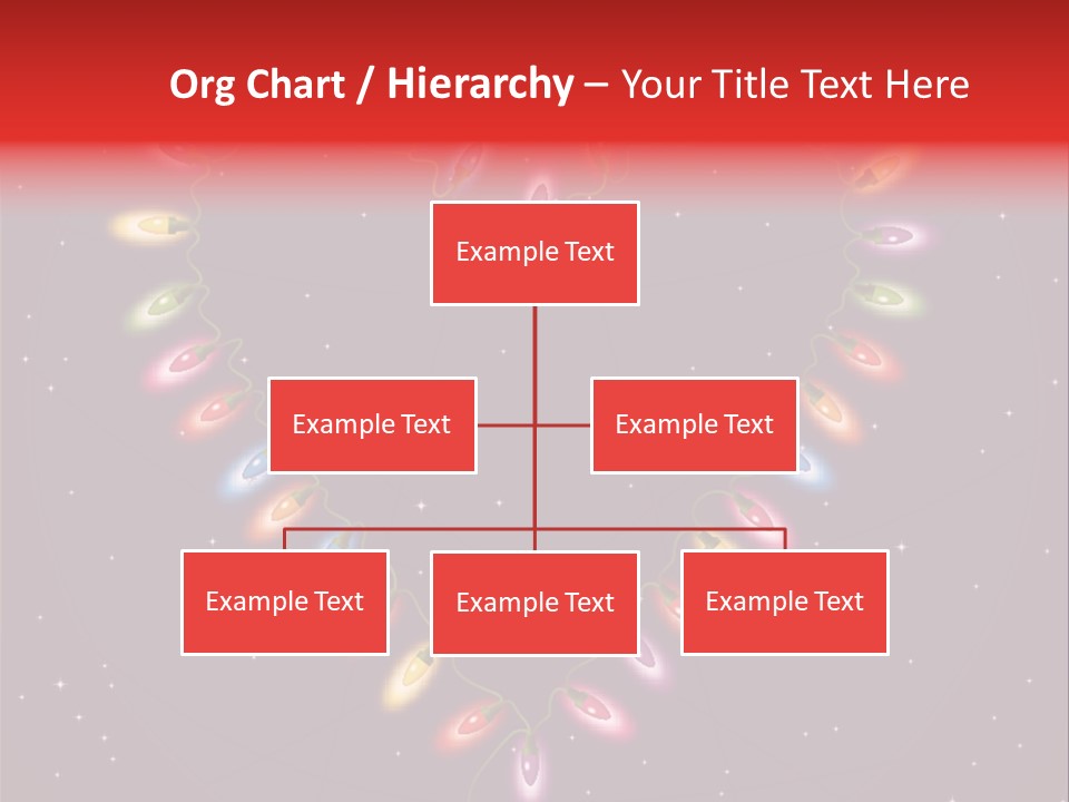 A Heart Shape Made Up Of Lights On A Blue Background PowerPoint Template