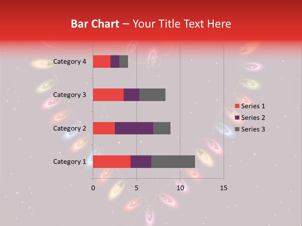 A Heart Shape Made Up Of Lights On A Blue Background PowerPoint Template
