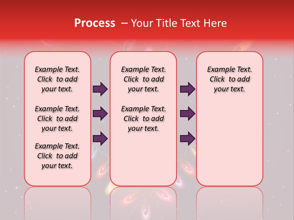A Heart Shape Made Up Of Lights On A Blue Background PowerPoint Template
