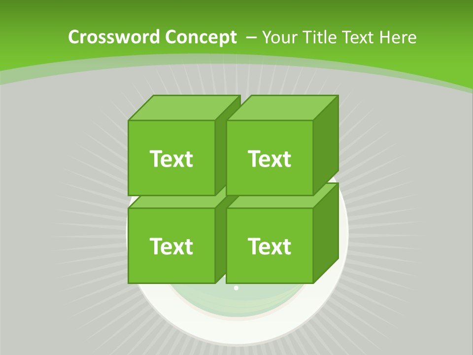 A Green Heart On A Black And Green Background PowerPoint Template