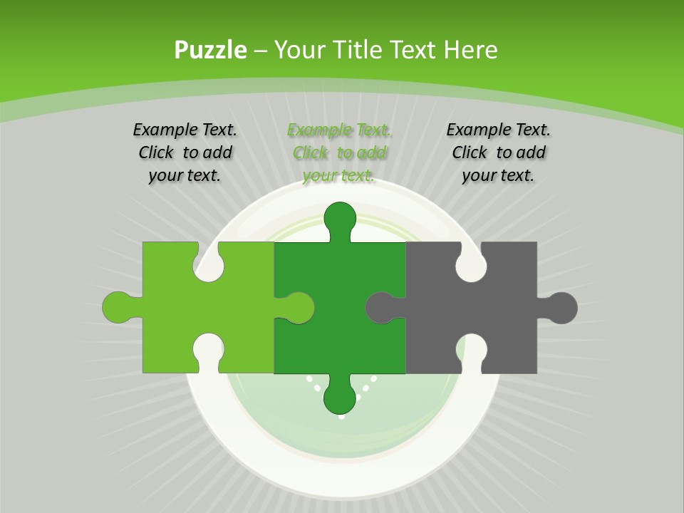 A Green Heart On A Black And Green Background PowerPoint Template