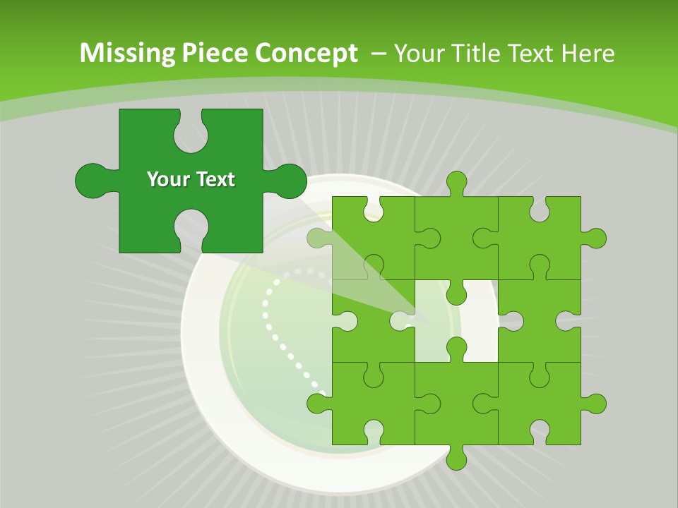 A Green Heart On A Black And Green Background PowerPoint Template