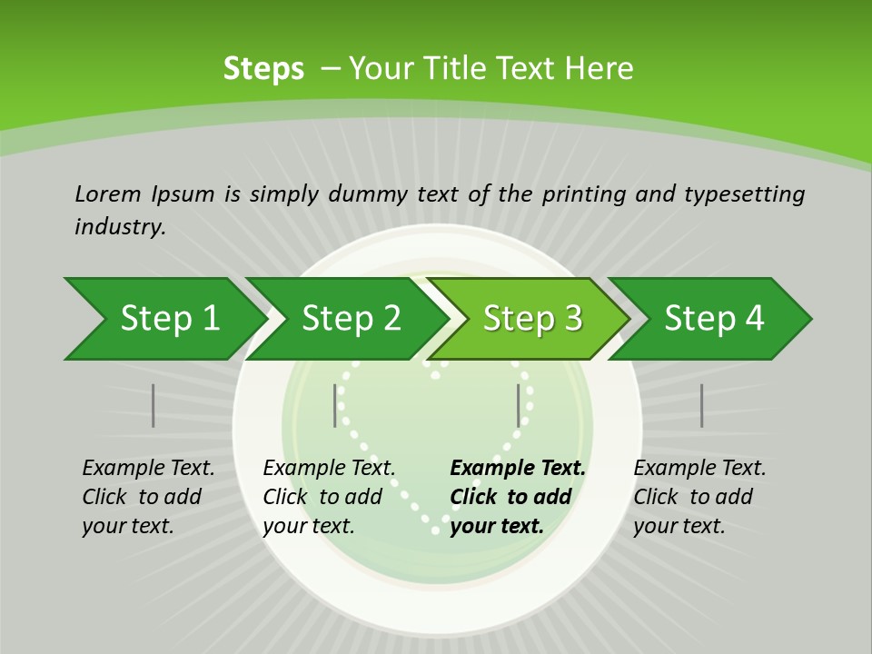 A Green Heart On A Black And Green Background PowerPoint Template