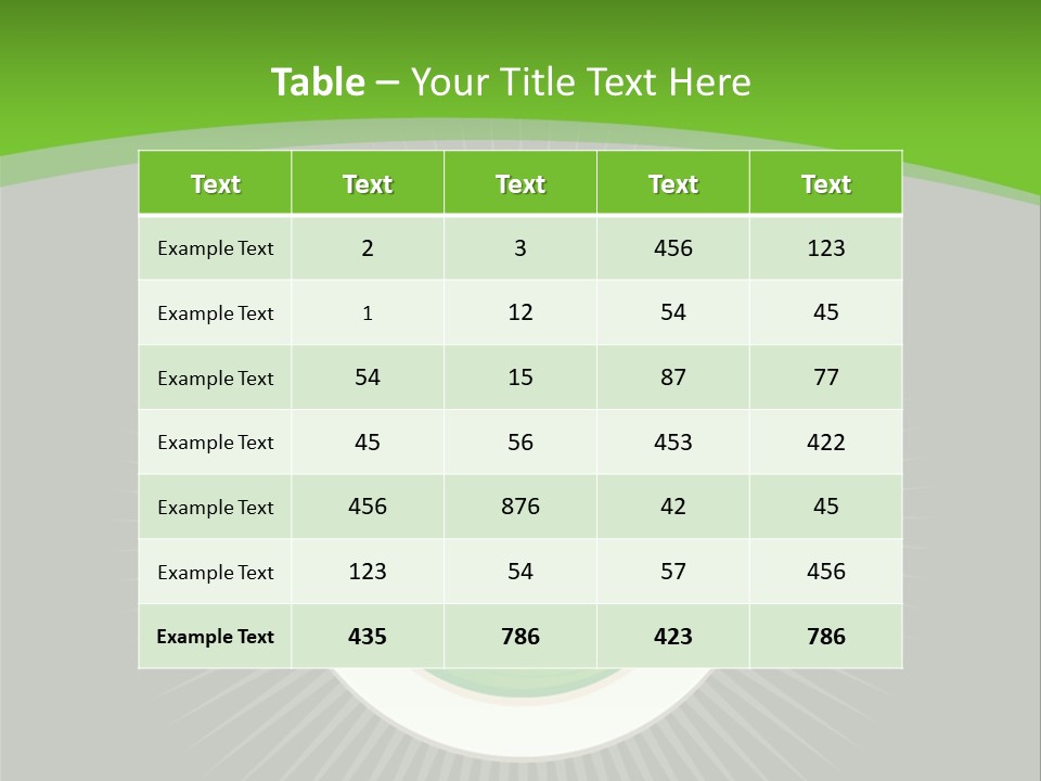 A Green Heart On A Black And Green Background PowerPoint Template