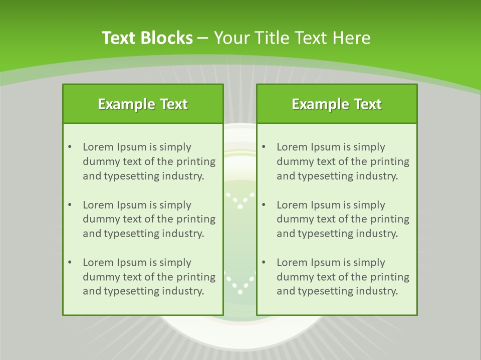 A Green Heart On A Black And Green Background PowerPoint Template