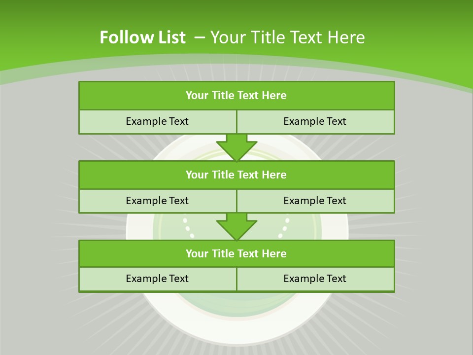 A Green Heart On A Black And Green Background PowerPoint Template