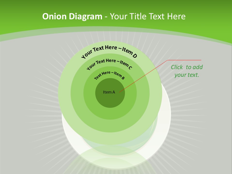 A Green Heart On A Black And Green Background PowerPoint Template