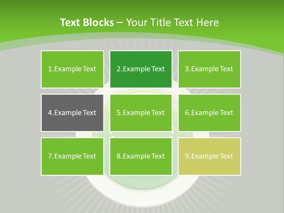 A Green Heart On A Black And Green Background PowerPoint Template