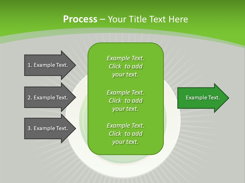 A Green Heart On A Black And Green Background PowerPoint Template