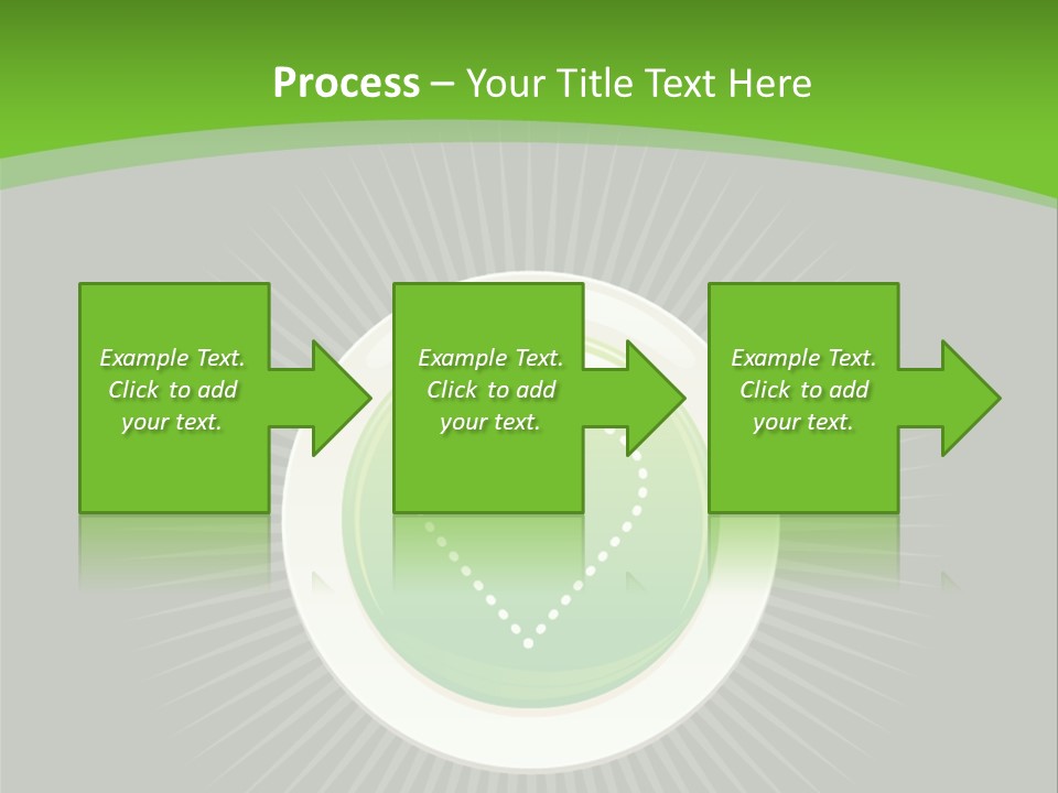 A Green Heart On A Black And Green Background PowerPoint Template
