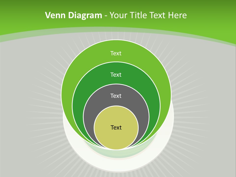 A Green Heart On A Black And Green Background PowerPoint Template