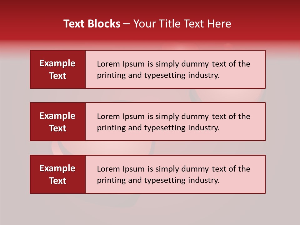 A Red Background With Hearts And Drops Of Water PowerPoint Template
