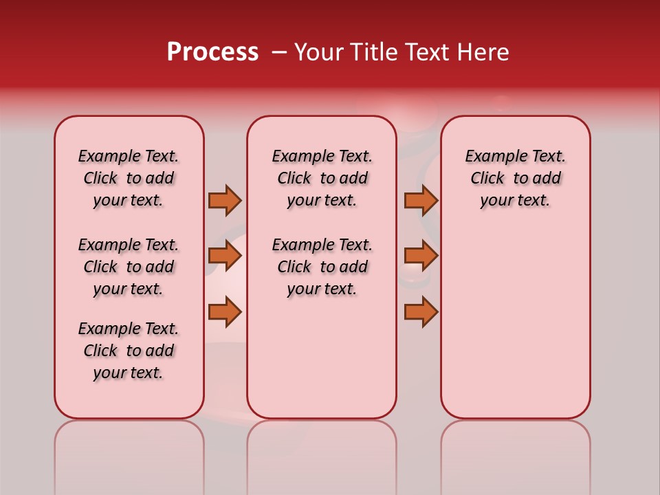 A Red Background With Hearts And Drops Of Water PowerPoint Template