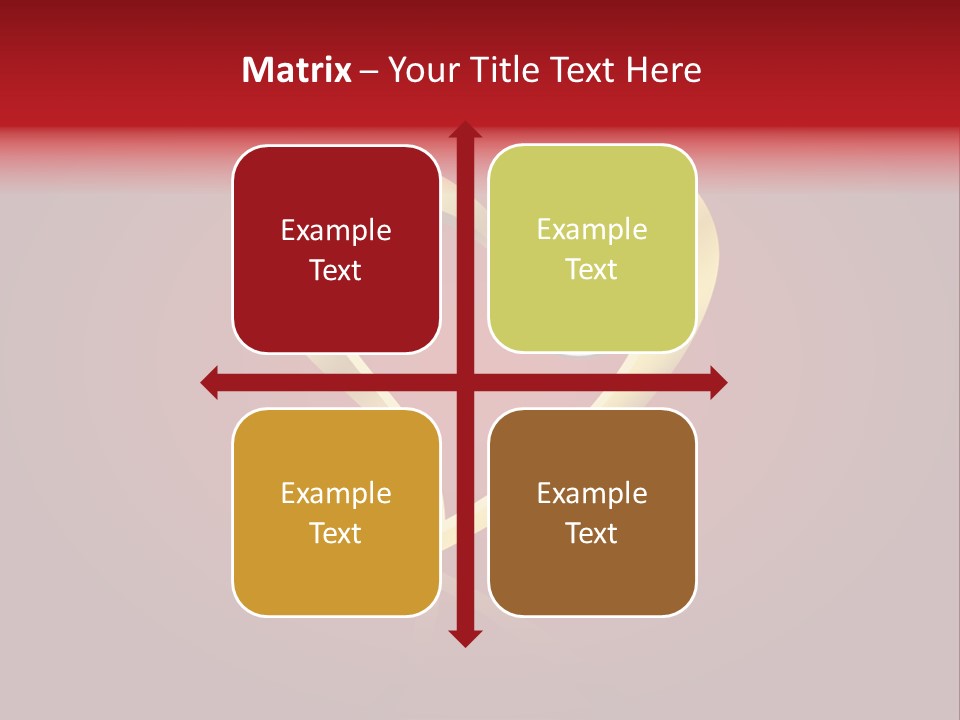 A Heart Shaped Diamond On A Red Background PowerPoint Template