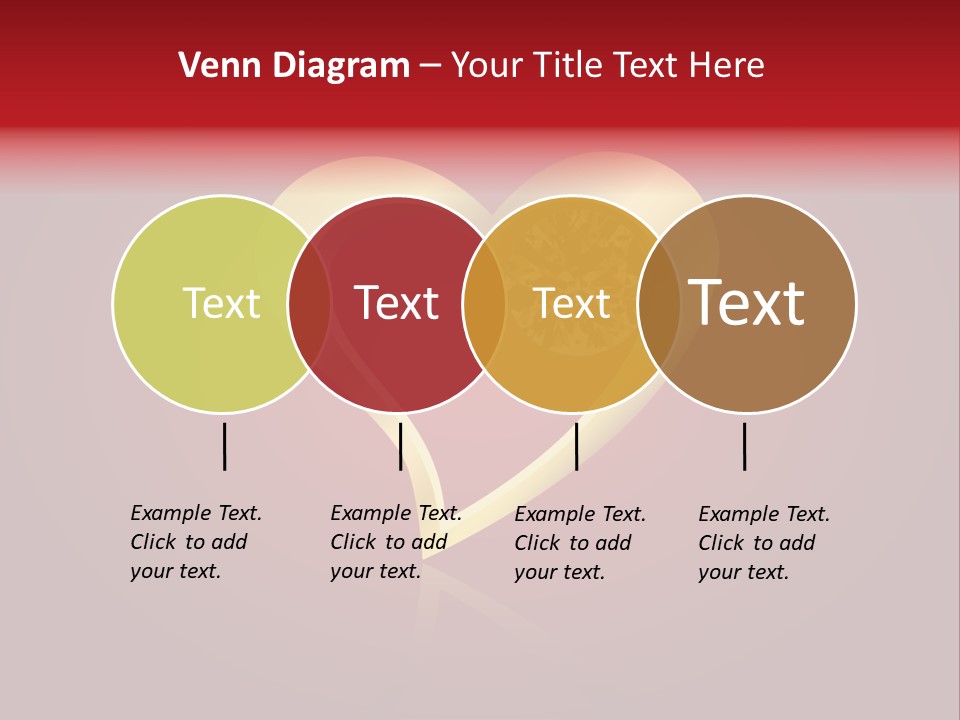 A Heart Shaped Diamond On A Red Background PowerPoint Template