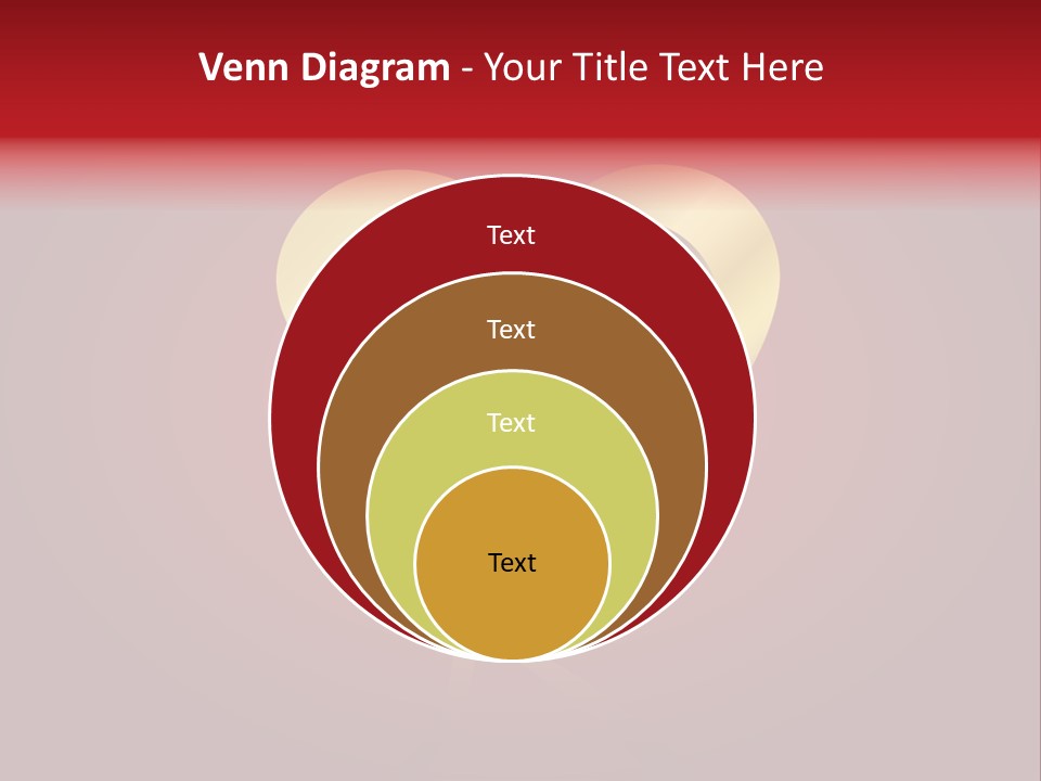 A Heart Shaped Diamond On A Red Background PowerPoint Template