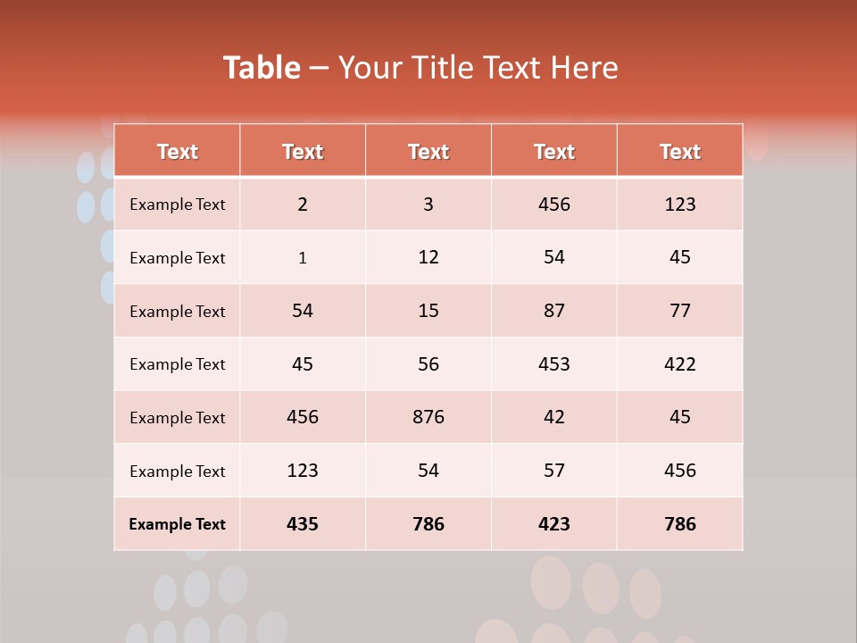 A Black Background With Red And Blue Circles PowerPoint Template