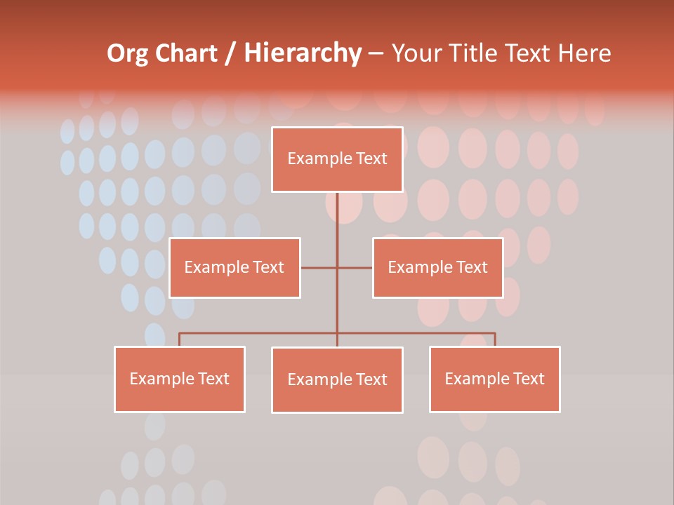 A Black Background With Red And Blue Circles PowerPoint Template