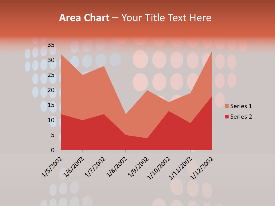 A Black Background With Red And Blue Circles PowerPoint Template