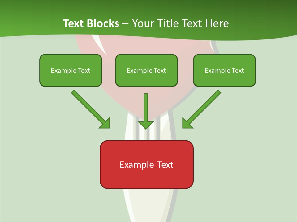 A Fork With A Heart Shaped Piece Of Food On It PowerPoint Template